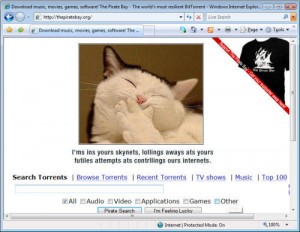 Lolcat The Piratebay is Back